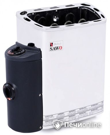 Электрокаменка для сауны Sawo Mini MN-30NB-Z со встроенным пультом управления в Перми