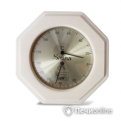 Термогигрометр Sawo 241-THA 8-угольный осина в Перми