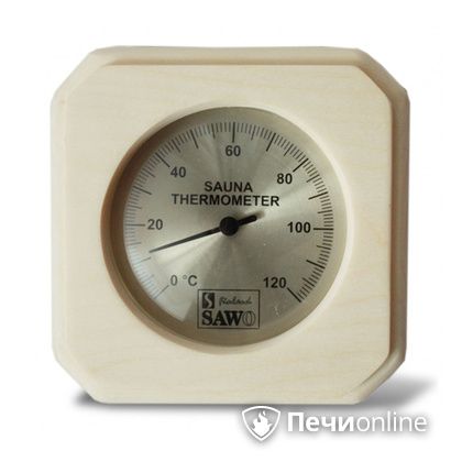 Термометр Sawo 220-TA Прямоугольный осина в Перми