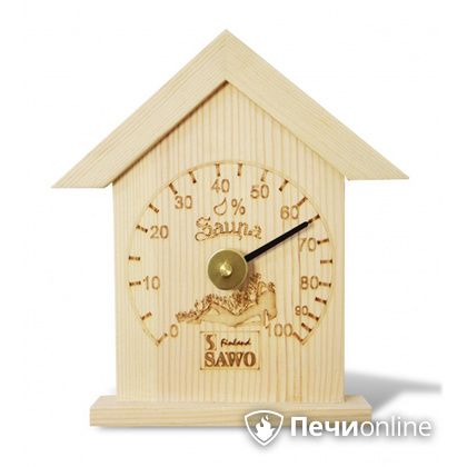 Гигрометр Sawo 115-HP Маленький домик сосна в Перми
